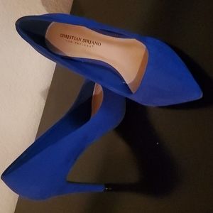 Womans Shoes Blue Sz 8.5